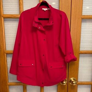 EUC Chico's 3 Vibrant Utility Jacket